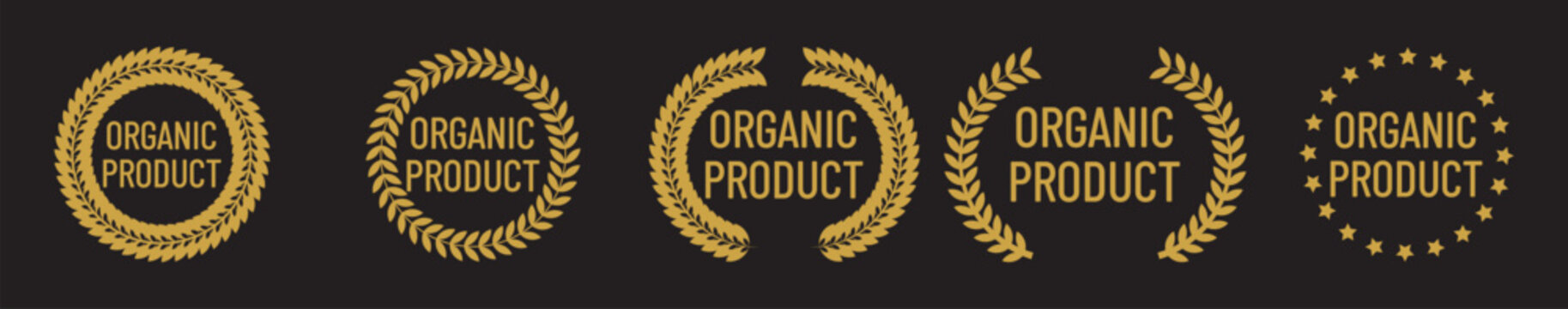 premium quality badges. Authentic Product Icons. Luxury product graphic design. grunge style vector stamps indicating organic product certification and natural origin