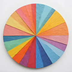Fototapeta premium abstract colorful background with color wheel