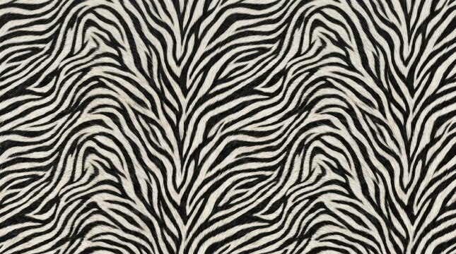 Zebra Pattern Fabric Texture Seamless Background Design