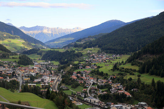 Landscape at the Brenner Pass, South Tyrol, Italy