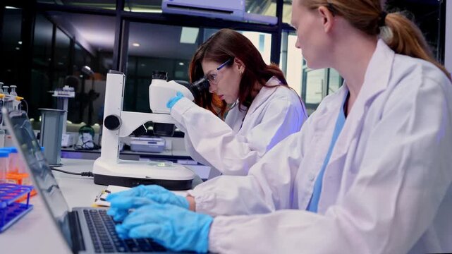Laboratory experiment advancements research facility scientific analysis modern environment close-up view innovative techniques