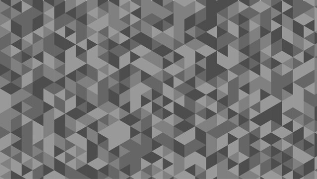Abstract Gray Geometric Triangle Pattern Background with Minimal Modern Monochrome Design	