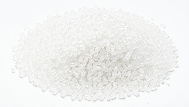 A Heap of Rice: A close-up shot of a pristine pile of rice grains, displaying their uniform texture and reflecting the light. A visual ode to simplicity and nutrition.