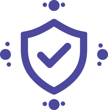 Protection and Validation: An emblematic shield bearing a checkmark, symbolizing validation, security, and assurance in a digital world. 