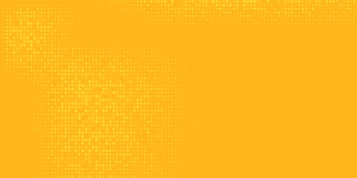 Dots halftone yellow and dark blue color pattern gradient grunge texture background. vector grunge. best modern