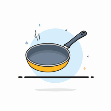 Frying Pan Illustration