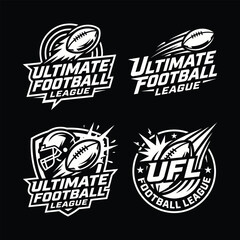 Obraz premium Ultimate football league logos with football icons And, FIFA World Cup 2026, FIFA World Cup, World Cup, World Cup champions 2026, champions 2026.
