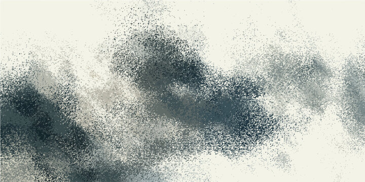Abstract charcoal smoke texture vector, grainy graphite dust cloud on white background, artistic charcoal smudge effect for creative design projects