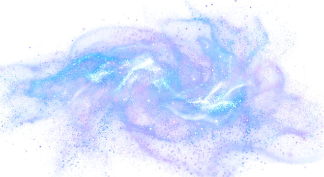 Magical Stardust Particles and Twinkling Stars Overlay Effect PNG Transparent Background