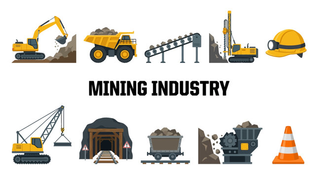 Mining Machinery and Safety Equipment for Mineral Extraction Operations