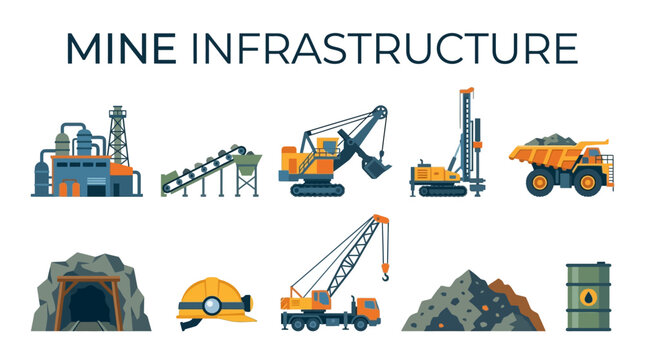 Mining Machinery and Equipment for Mine Infrastructure and Resource Extraction