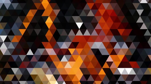 interlocking colored geometric shapes changing abstract motion background, mosaic pattern, commonly used for digital signage, VJ loops, and web design textures