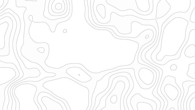 Topographic background animation stop motion black stripes.Background 4K resolution.Video effect for video editing.