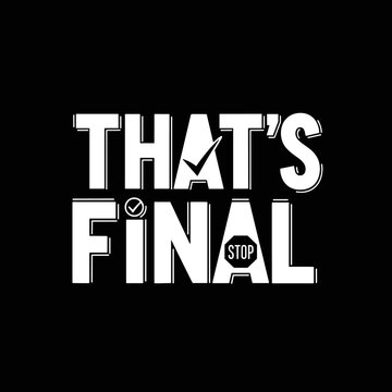 Thats Final Check Mark Text.