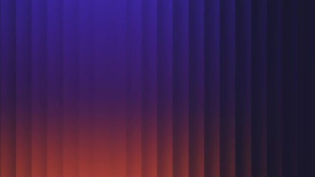 A vibrant video gradient background with a striped pattern and fractal glass effect in shades of blue and orange
