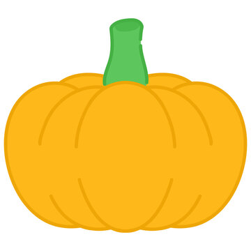 vector illustration of a pumpkin cartoon