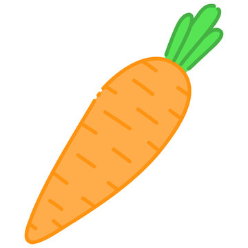 Carrot Cartoon Illustration