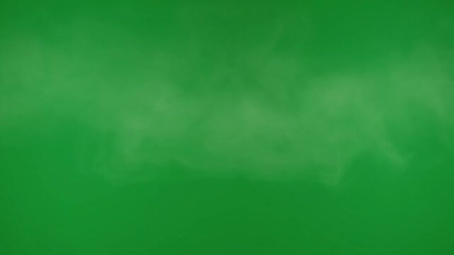 Smoke Rising and Dissipating on Green Screen Effect