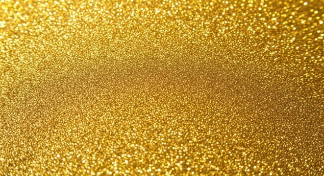 Golden Glitter Background Texture.