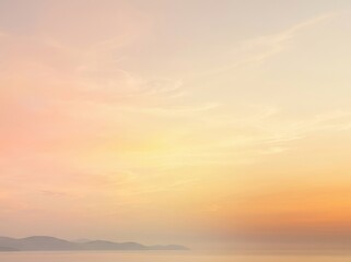 Fototapeta premium Serene sunset over a body of water with mountains peaceful background, wallpaper thumbnail social, media book cover, download 2026 2027, 2028 event template, pc desktop mobile, full hd 4k download