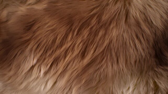 Waving Real Animal Fur Texture Background in Slow Motion, 1000fps.