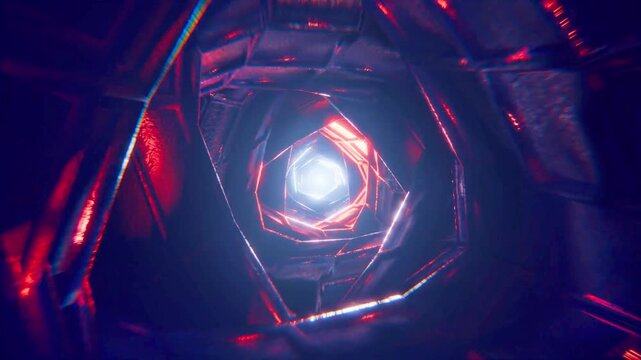Dramatic 4K Stock Video of Fast Moving Car Lights in the Night Loop