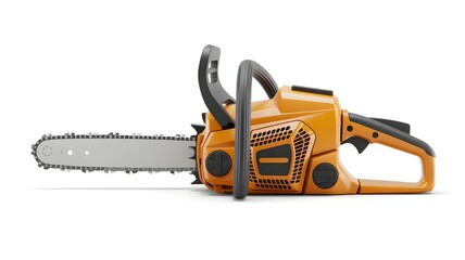 Fototapeta premium Modern Industrial Wood Cutting Tool Showcasing Sleek Aerodynamic Design and Precision Engineering for Professional Carpentry and Versatile Outdoor Timber Processing