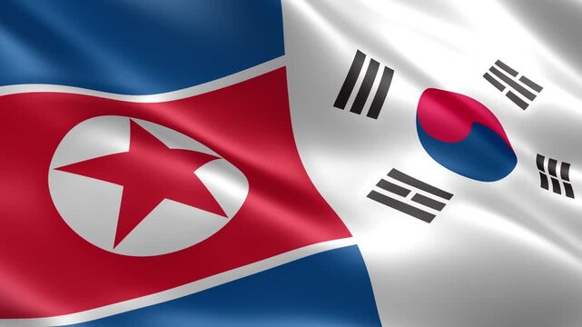 north and south korea border defence military conflict concept