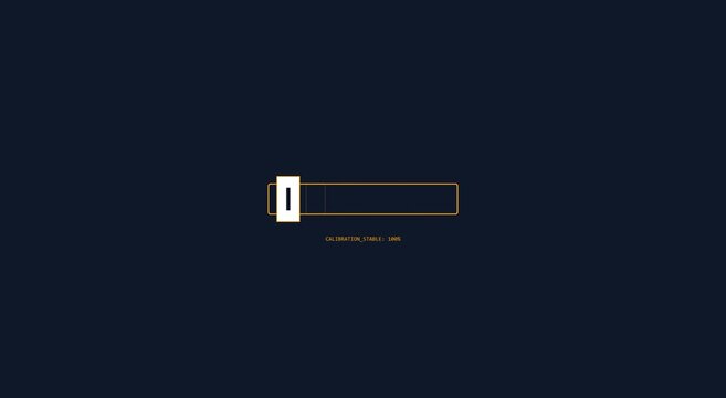 Digital progress bar loading animation with calibration stable text ui animation
