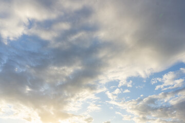 Obraz premium blue sky with clouds . nature background