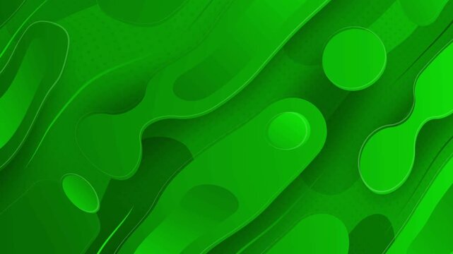 abstract green background with bubbles