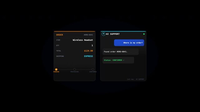 Ai faq assistant for file formats. Informative interface design for websites or digital applications needing help with file types.