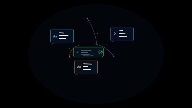Ai assistant notification on a dark computer screen, perfect for technology blogs, artificial intelligence concepts, or futuristic digital design projects.