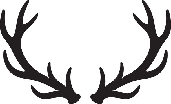 deer horn silhouette
