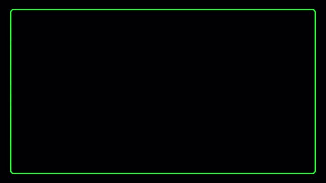  animated flat outline rectangle shape animation in 4K animation  line drawing style motion graphic with alpha channel on transparent background flat outline rectangle shape animation 