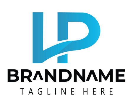 LP letter lp logo icon 