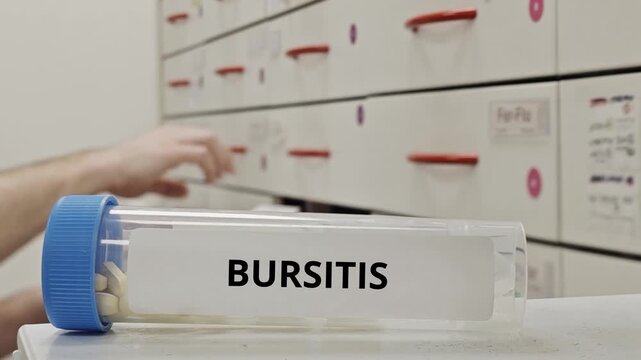 BURSITIS treatment tablets used to reduce inflammation of bursae and relieve joint pain