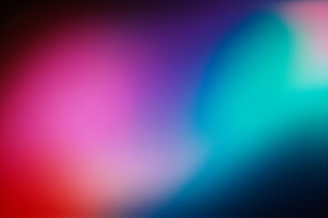 Obraz premium Deep colorful ambient light effect with subtle film grain.