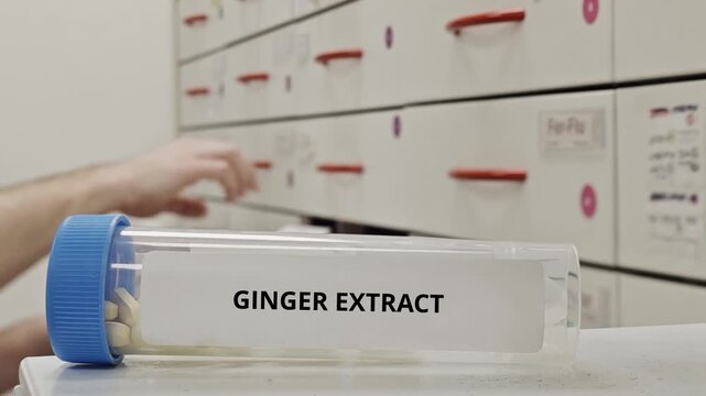 GINGER EXTRACT tablets used to support digestion and reduce nausea a herbal extract