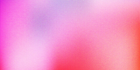 Fototapeta premium Vibrant pink and red gradient background with textured effect and subtle vertical lines