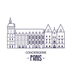 Obraz premium Concierge and Site Palace Paris Landmark