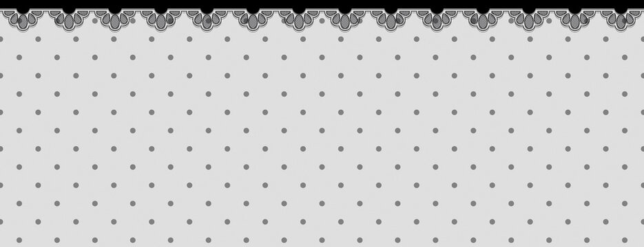 Elegant lace polka dot pattern background