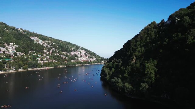 Peaceful Himalayan Lake Landscape in Nainital