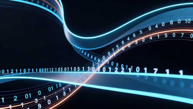 Abstract digital binary data stream