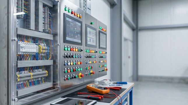 Industrial Automation Control Cabinet Panel