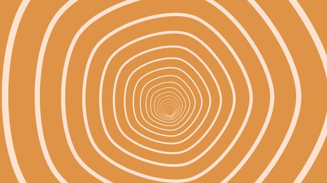 Orange spiral tunnel footage