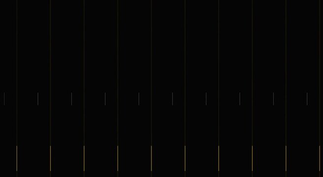 Minimalist vertical lines on black background, abstract geometric motion graphics, dark cinematic stripe pattern for overlay and transitions