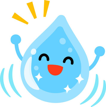 活性化した水のキャラクター