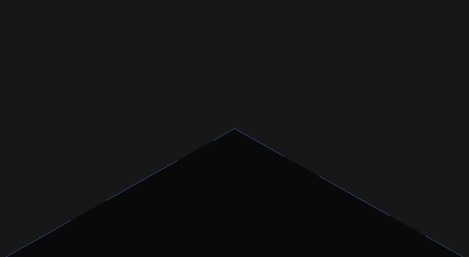 Minimalist dark pyramid geometric motion animation background, for modern