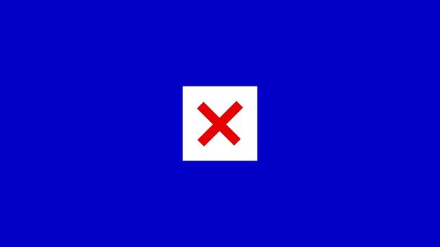 wrong mark white circle icon appearing, size animation, overlay,, alpha channel, 4k video, close, cross, danger, delete, denied, design, effect, erase, error, fail, false, graphic, icon, 